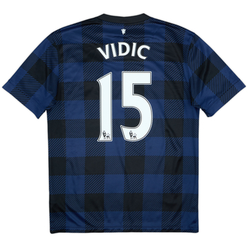 2013-14 Manchester United Away Shirt Vidic #15 - 6/10 - (M)