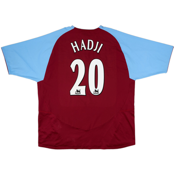 2003-04 Aston Villa Home Shirt Hadji #20 - 6/10 - (XXL)