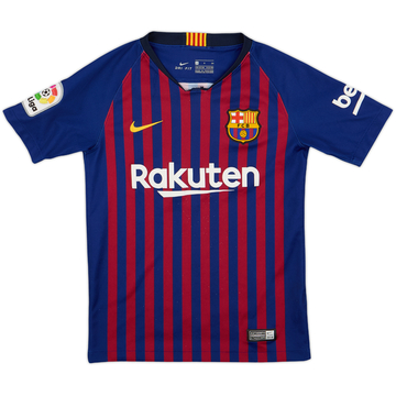 2018-19 Barcelona Home Shirt - 5/10 - (S.Boys)
