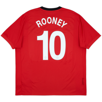 2009-10 Manchester United Home Shirt Rooney #10 - 5/10 - (XXL)