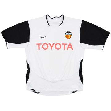 2003-04 Valencia Home Shirt - 6/10 - (XL)