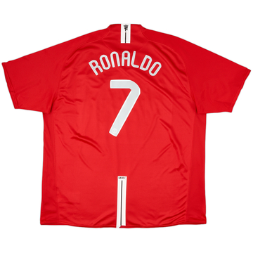 2007-09 Manchester United Home Shirt Ronaldo #7 - 6/10 - (3XL)
