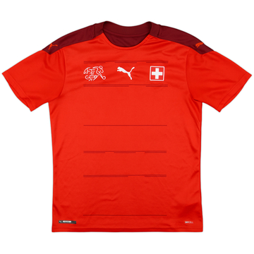 2020-21 Switzerland Home Shirt - 9/10 - (M)