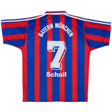 1995-97 Bayern Munich Home Shirt Scholl #7 - 4/10 - (L)