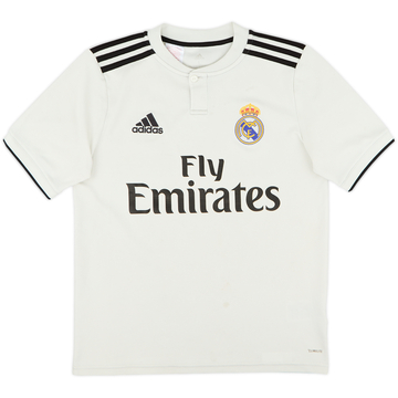 2018-19 Real Madrid Home Shirt - 5/10 - (L.Boys)
