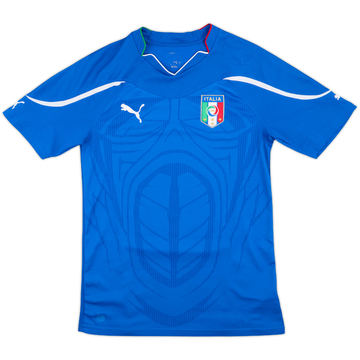 2010-12 Italy Home Shirt - 8/10 - (XL.Boys)