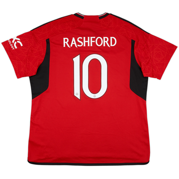 2023-24 Manchester United Home Shirt Rashford #10 - 10/10 - (XXL)