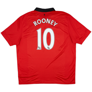 2013-14 Manchester United Home Shirt Rooney #10 - 5/10 - (XXL)