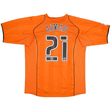 2004-05 Valencia Away Shirt Aimar #21 - 8/10 - (XL)