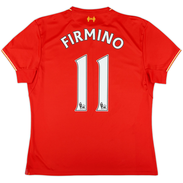 2015-16 Liverpool Home Shirt Firmino #11 - 7/10 - (Women's L)