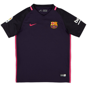 2016-17 Barcelona Away Shirt - 9/10 - (M.Boys)