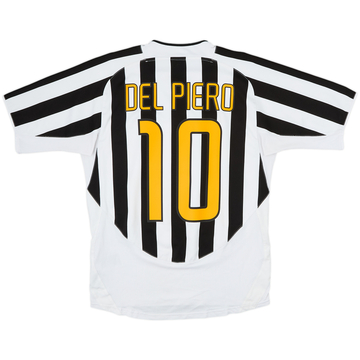 2003-04 Juventus Home Shirt Del Piero #10 - 6/10 - (M)