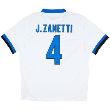 2013-14 Inter Milan Away Shirt Zanetti #4 - 8/10 - (XL)