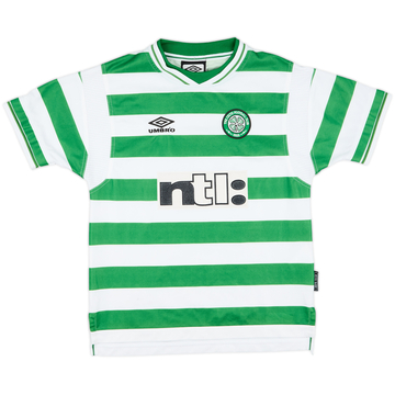 1999-01 Celtic Home Shirt #8 - 7/10 - (Y)