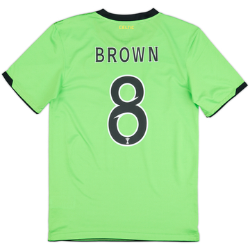 2010-11 Celtic Away Shirt Brown #8 - 8/10 - (S)
