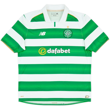2016-17 Celtic Home Shirt - 9/10 - (XL)