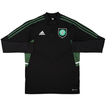 2022-23 Celtic adidas 1/4 Zip Drill Top - 9/10 - (M)