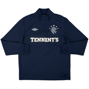 2011-12 Rangers Umbro 1/4 Zip Drill Top - 8/10 - (L)