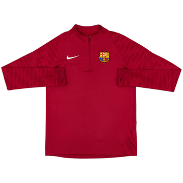 2021-22 Barcelona Nike 1/4 Zip Training Top - 7/10 - (XL.Boys)