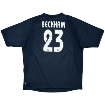 2003-04 Real Madrid Away Shirt Beckham #23 - 9/10 - (XL)