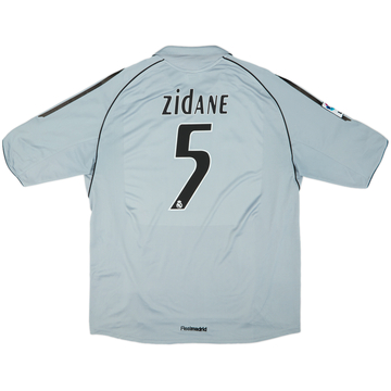 2005-06 Real Madrid Third Shirt Zidane #5 - 9/10 - (XXL)