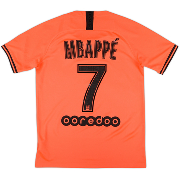 2019-20 Paris Saint-Germain Away Shirt Mbappe #7 - 10/10 - (XL.Boys)