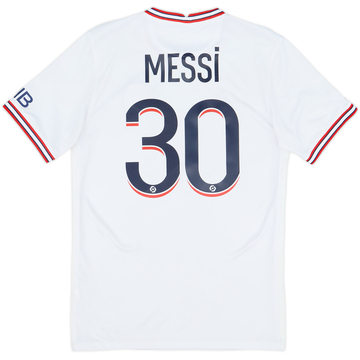 2021-22 Paris Saint-Germain Fourth Shirt Messi #30 - 6/10 - (S)