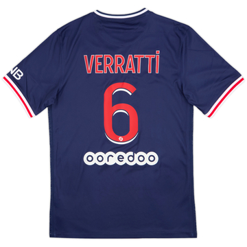 2020-21 Paris Saint-Germain Home Shirt Verratti #6 (S)