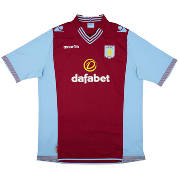 2013-14 Aston Villa Home Shirt - 8/10 - (5XL)