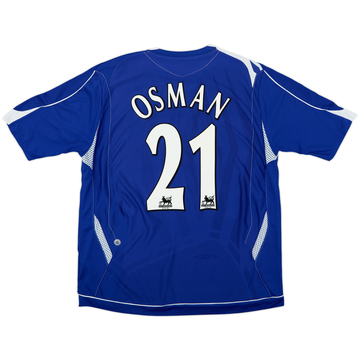 2006-07 Everton Home Shirt Osman #21 - 7/10 - (XL)