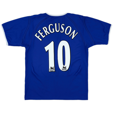 2003-04 Everton Home Shirt Ferguson #10 - 9/10 - (XL.Boys)