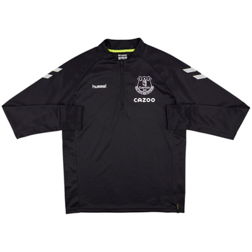 2021-22 Everton Hummel 1/4 Zip Drill Top - 10/10 - (M)