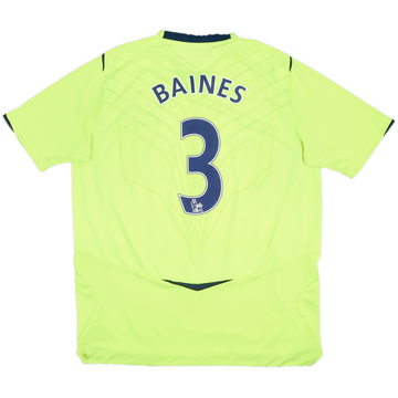 2008-09 Everton Third Shirt Baines #3 - 7/10 - (XL)