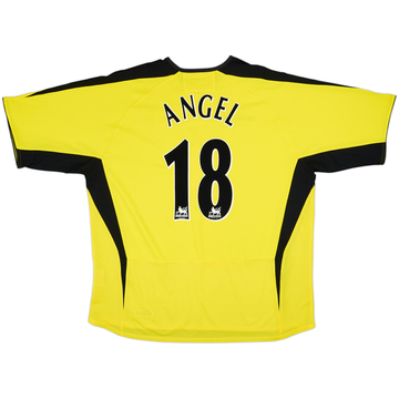 Camiseta de visitante del Aston Villa 2003-04 Angel #18 - 9/10 - (XXL)