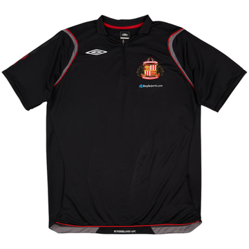 2008-09 Sunderland Umbro 1/4 Zip Polo Shirt - 8/10 - (L)