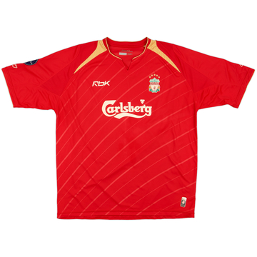 2005-06 Liverpool CL Home Shirt - 8/10 - (XL)