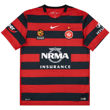 2015-16 Western Sydney Wanderers Home Shirt - 8/10 - (L)