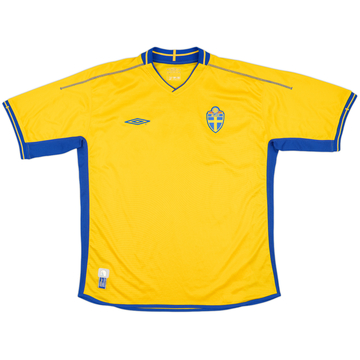 2003-04 Sweden Home Shirt #4 - 5/10 - (XL)