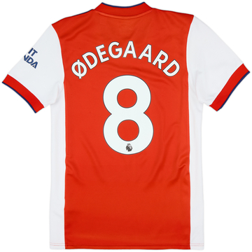 2021-22 Arsenal Home Shirt Odegaard #8 - 7/10 - (XS)