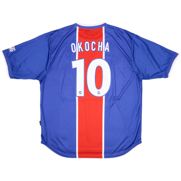 1999-00 Paris Saint-Germain Home Shirt Okocha #10 - 6/10 - (XXL)