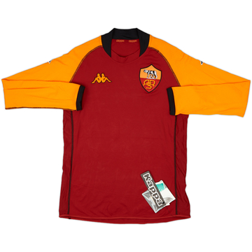 2002-03 Roma CL Home L/S Shirt (M)