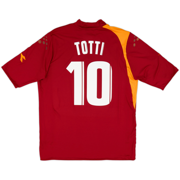 2005-06 Roma Home Shirt Totti #10 (XL)