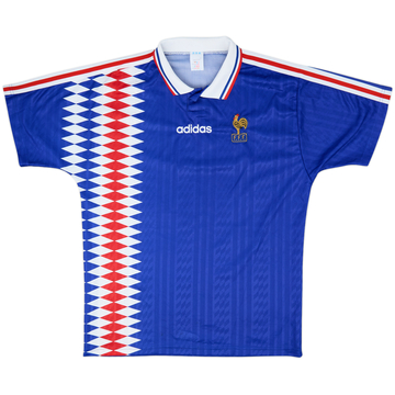 1994-96 France Home Shirt - 9/10 - (L)