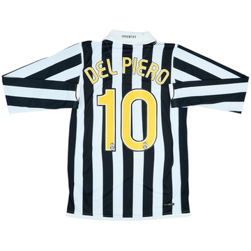 2006-07 Juventus Home L/S Shirt Del Piero #10 (S)