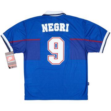 1997-99 Rangers Home Shirt Negri #9 (L)