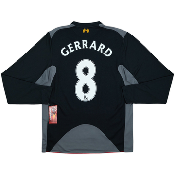 2012-13 Liverpool Away L/S Shirt Gerrard #8 (S)