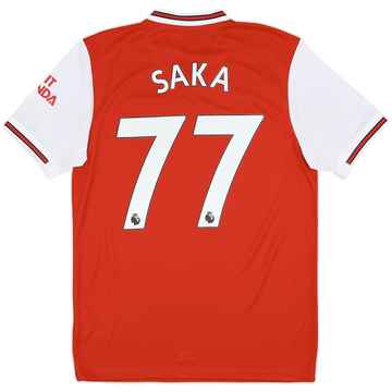 2019-20 Arsenal Home Shirt Saka #77 (M)