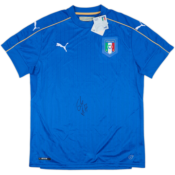 2016-17 Italy Signed Home Shirt (L)