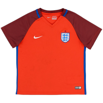 2016-17 England Away Shirt - 8/10 - (7-8 Years)