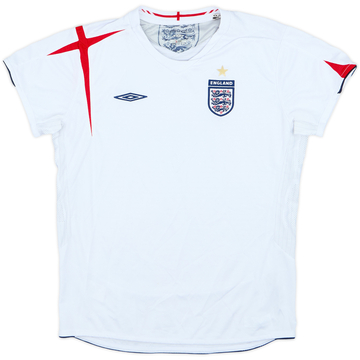 2005-07 England Home Shirt - 7/10 - (Women's M)